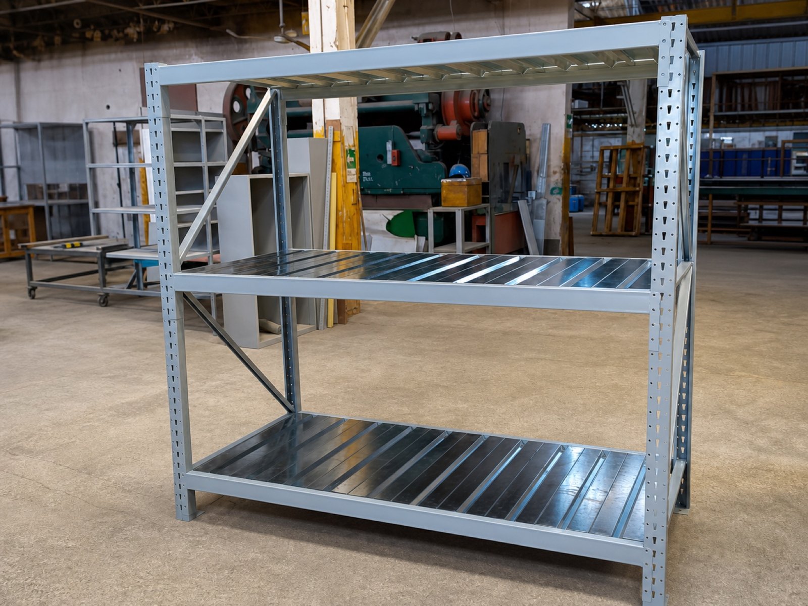 Estantería pesada para almacenamiento industrial