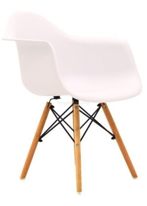 Eames plástica con brazos