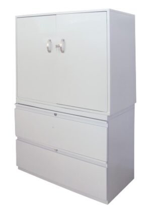 Mueble Metalico Combinado Con Puertas O Gavetas